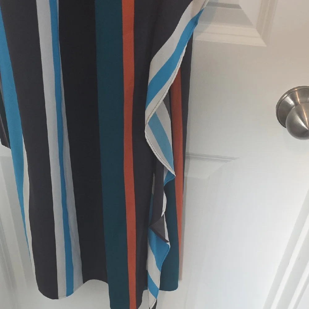 LOFT Multi-colored Striped Dress - Picture 7 of 7